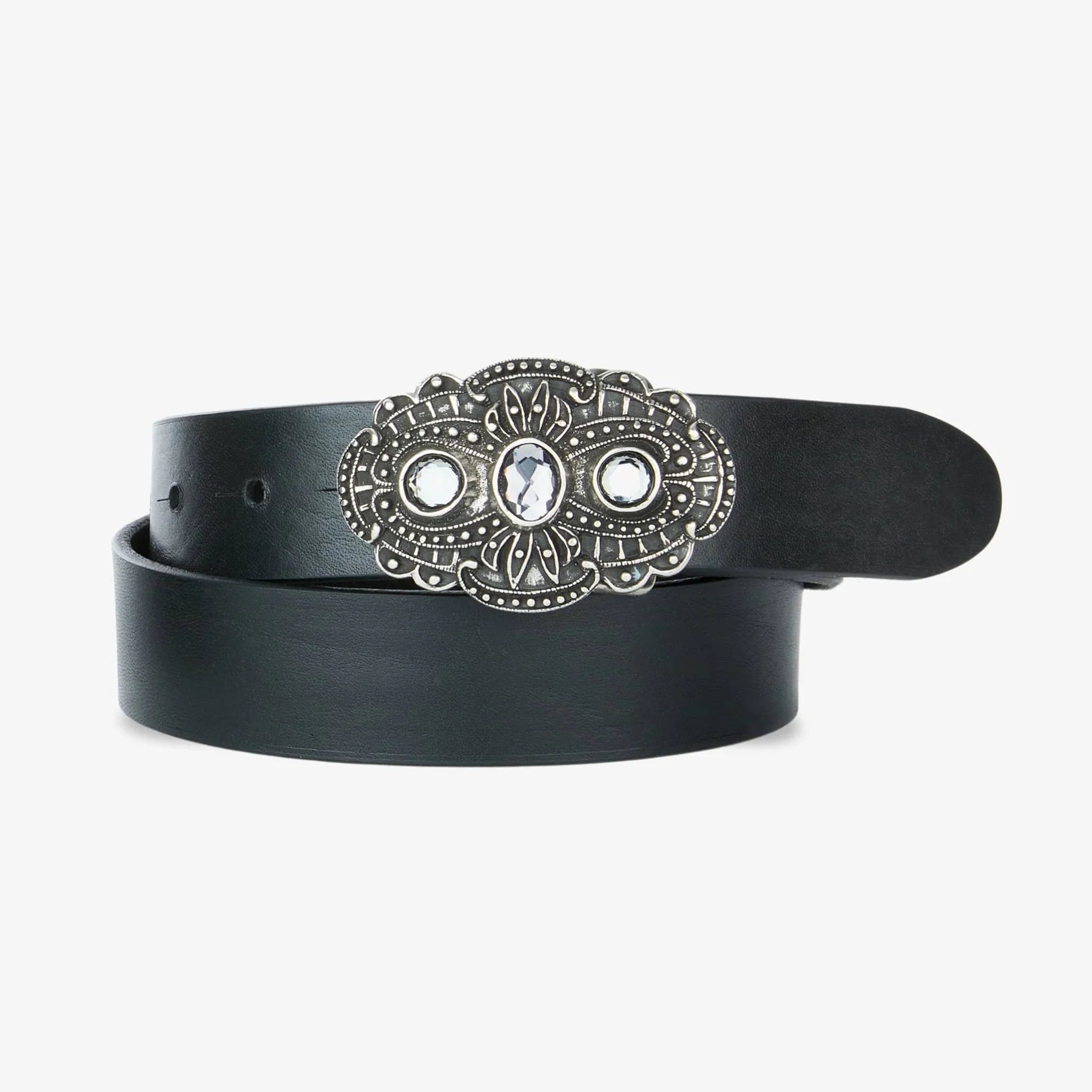 Boucle De Ceinture Brave & Free En Alliage Argenté - Largeur 40 Mm, Style Crochet